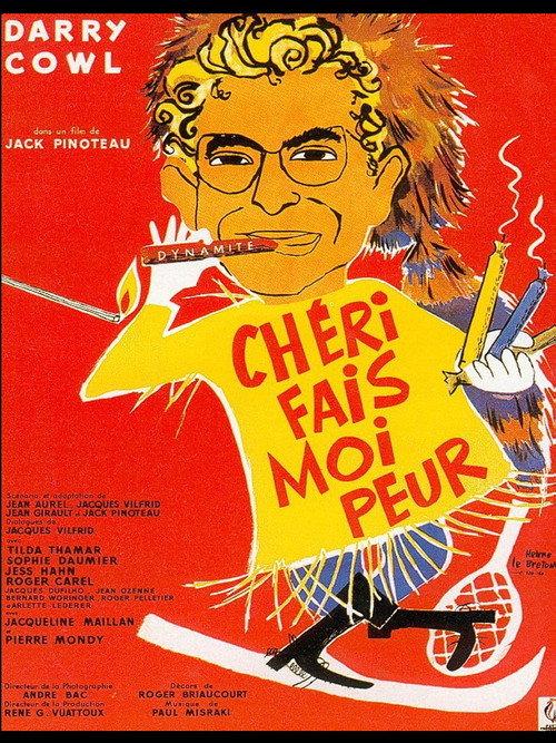 Honey, Scare Me 1958 official movie poster