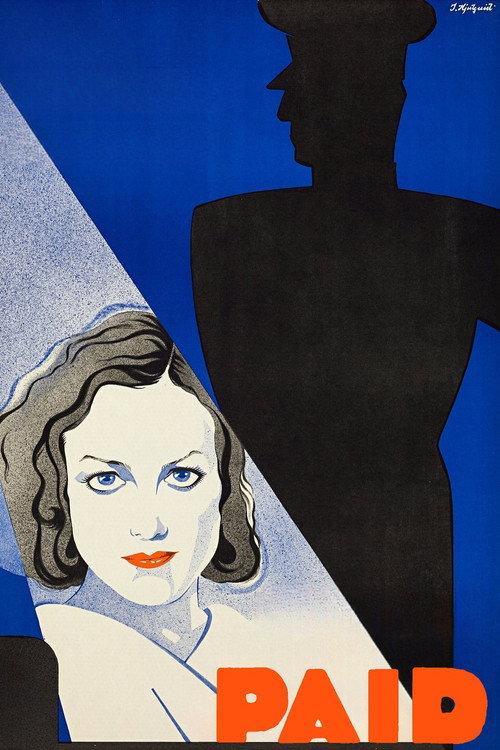 Paid 1930 official movie poster
