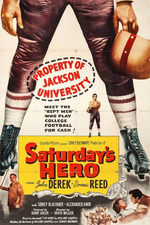 Saturday's Hero 1951 official movie poster