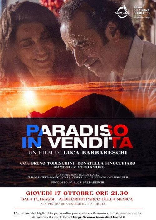 Paradiso in vendita 2025 official movie poster