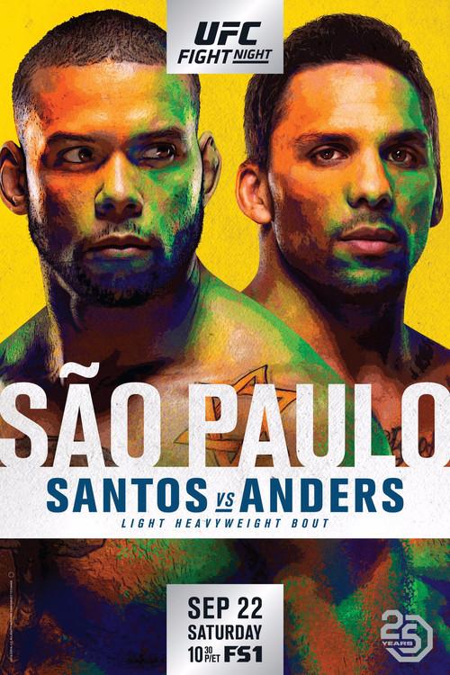 UFC Fight Night 137: Santos vs. Anders 2018 official movie poster