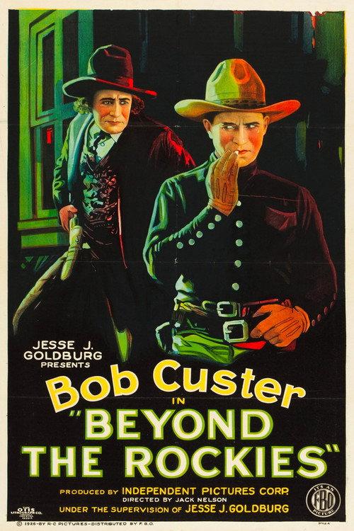 Beyond the Rockies 1926 official movie poster