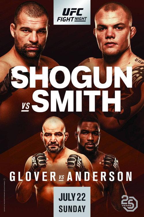 UFC Fight Night 134: Shogun vs. Smith 2018 official movie poster