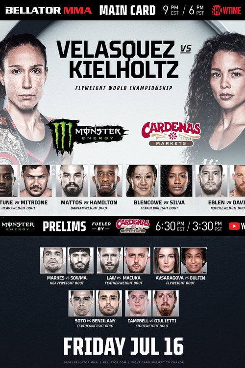 Bellator 262: Velasquez vs. Kielholtz 2021 official movie poster