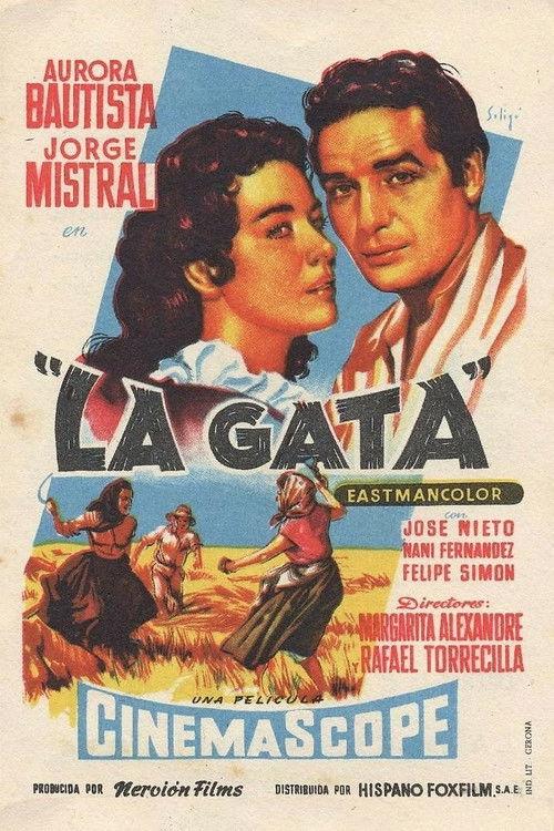 La Gata 1956 official movie poster