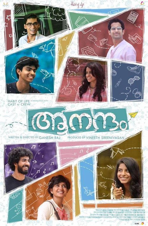 Aanandam 2016 official movie poster