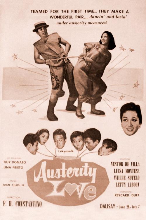 Austerity Love 1958 official movie poster