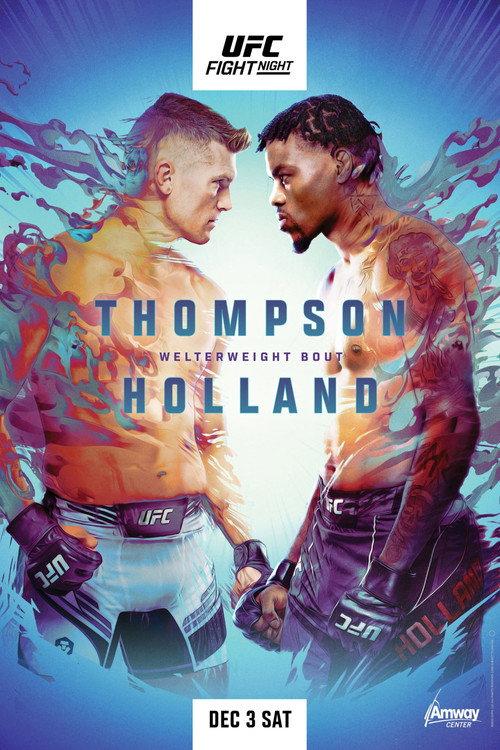 UFC on ESPN 42: Thompson vs. Holland 2022 official movie poster
