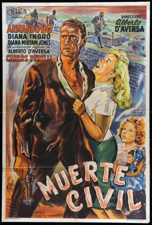 Muerte civil 1954 official movie poster