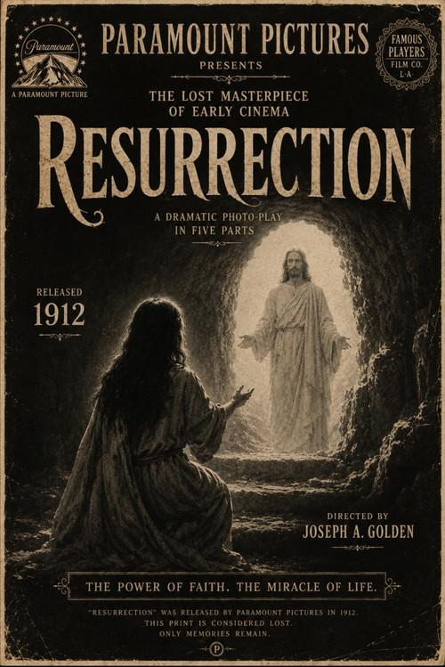 Resurrection 1912 official movie poster