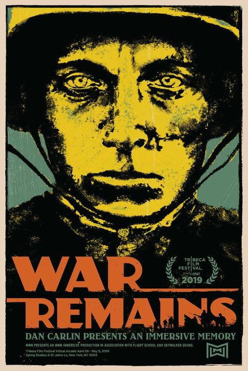 War Remains 2020 official movie poster