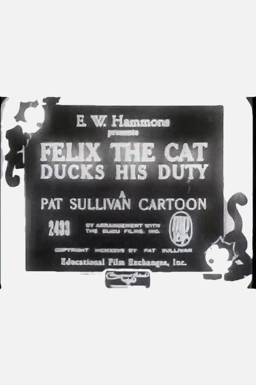 Felix the Cat Ducks His Duty 1927 official movie poster