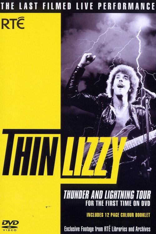 Thin Lizzy: Thunder and Lightning Tour 1983 official movie poster