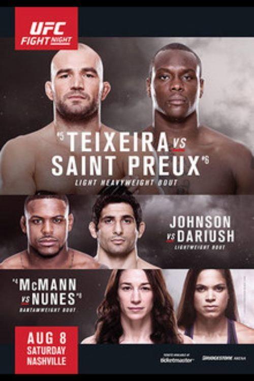 UFC Fight Night 73: Teixeira vs. Saint Preux 2015 official movie poster