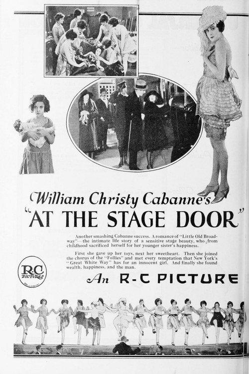At the Stage Door 1921 official movie poster