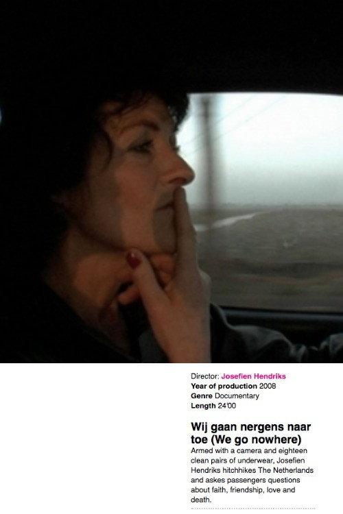 We go nowhere 2008 official movie poster