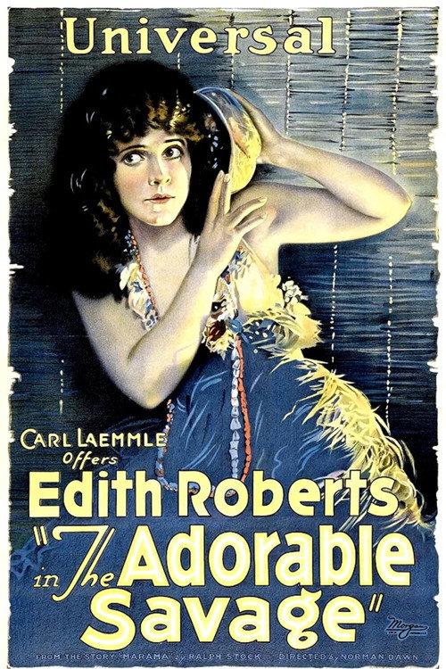 The Adorable Savage 1920 official movie poster