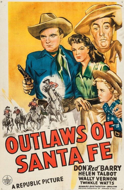 Outlaws of Santa Fe 1944 official movie poster