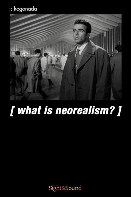 What Is Neorealism? 2017 official movie poster
