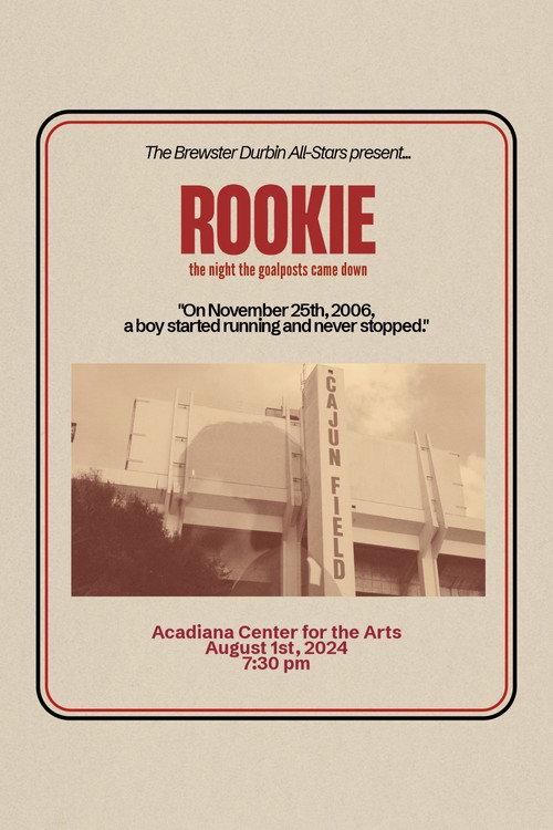 Rookie: The Night the Goalposts Came Down 2026 official movie poster