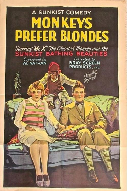 Monkeys Prefer Blondes 1926 official movie poster