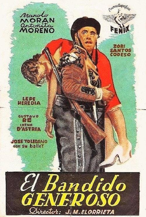 El bandido generoso 1957 official movie poster