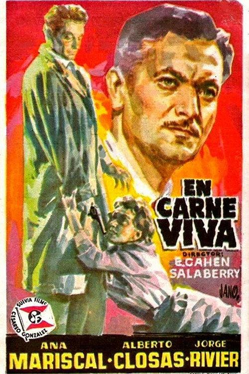 En carne viva 1955 official movie poster