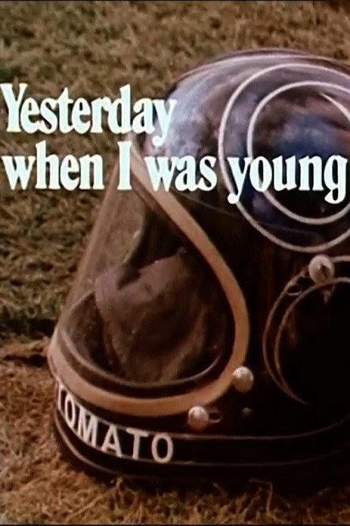 Yesterday when I was Young 1976 official movie poster