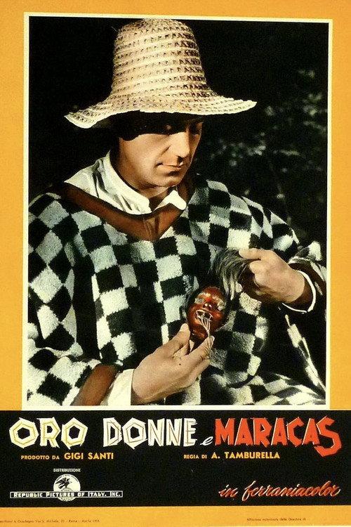 Oro, mujeres y maracas 1957 official movie poster