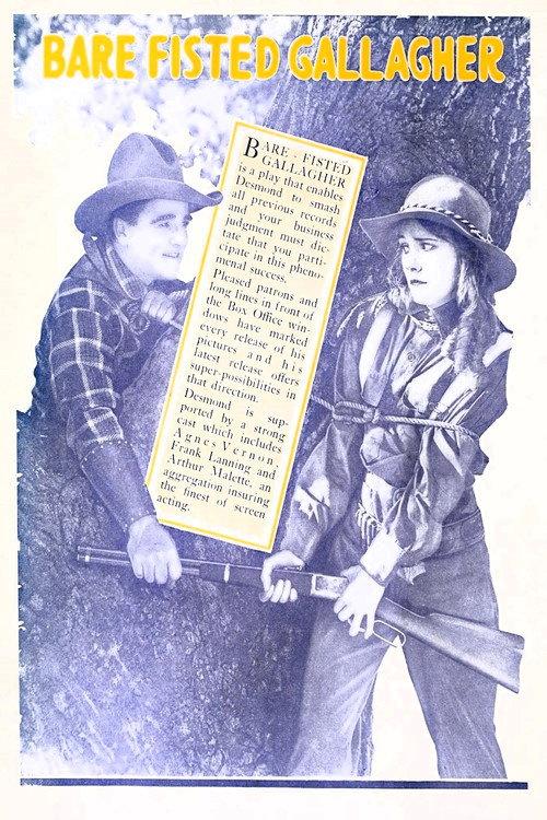 Bare-Fisted Gallagher 1919 official movie poster