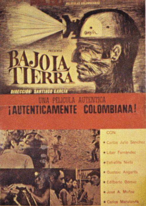 Bajo la tierra 1968 official movie poster