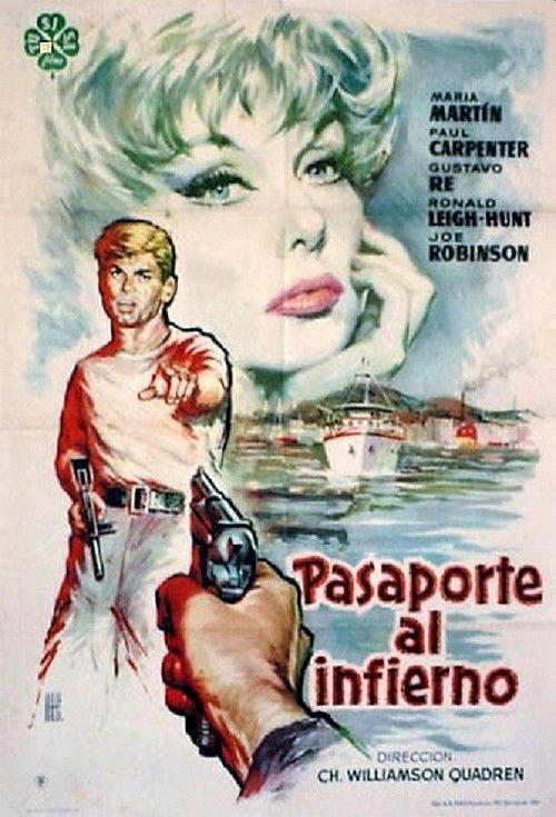Pasaporte al infierno 1956 official movie poster