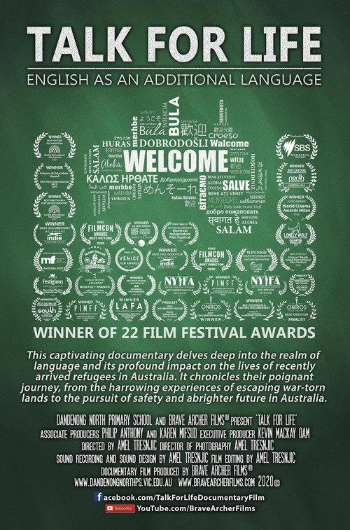 Talk for Life: English as an Additional Language 2020 official movie poster