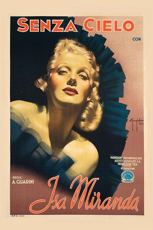 Senza cielo 1940 official movie poster