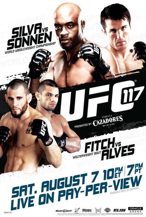 UFC 117: Silva vs. Sonnen 2010 official movie poster