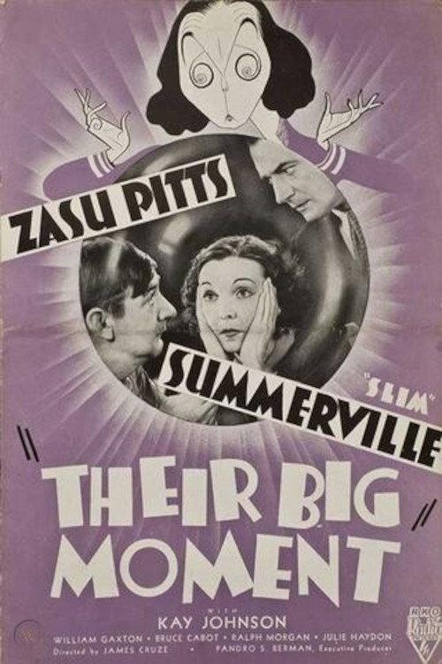 Their Big Moment 1934 official movie poster