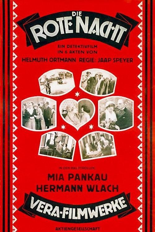 Die rote Nacht 1921 official movie poster