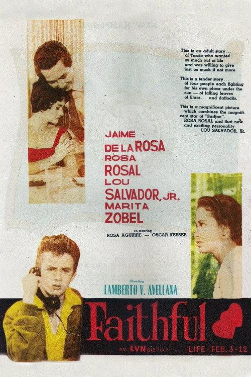Faithful 1958 official movie poster