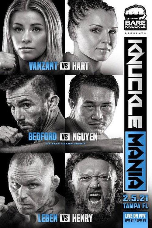 BKFC: KnuckleMania 2021 official movie poster