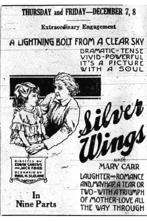 Silver Wings 1922 official movie poster