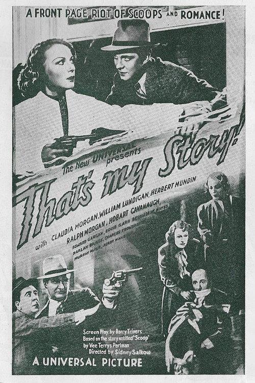 That’s My Story 1937 official movie poster