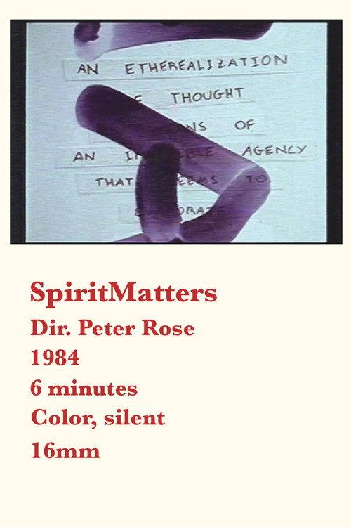 SpiritMatters 1984 official movie poster