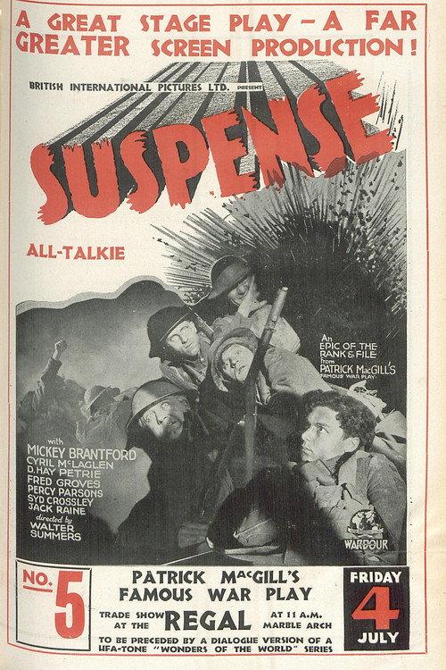 Suspense 1930 official movie poster