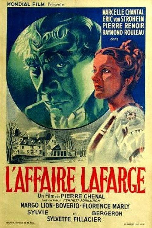 The Lafarge Case 1938 official movie poster
