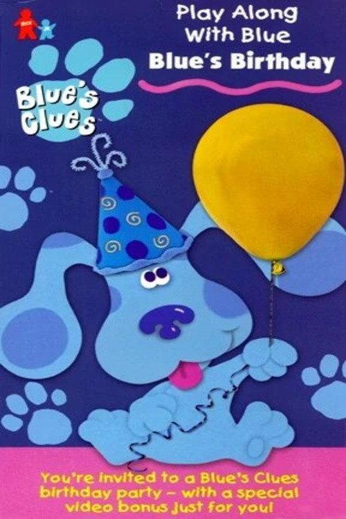 Blue's Clues: Blue's Birthday 1998 official movie poster