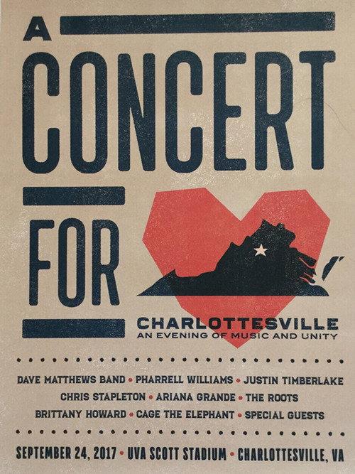 Dave Matthews Band - Concert for Charlottesville 2017 official movie poster