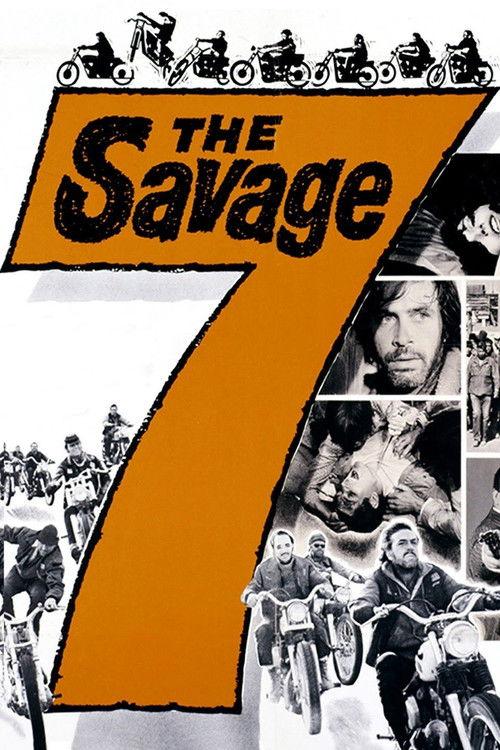 The Savage Seven 1968 official movie poster