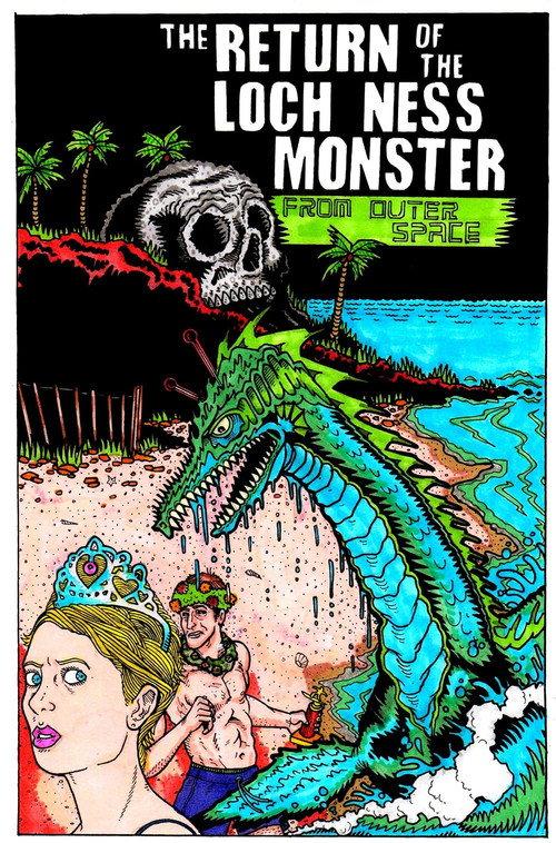 The Return of the Loch Ness Monster from Outer Space 2012 official movie poster