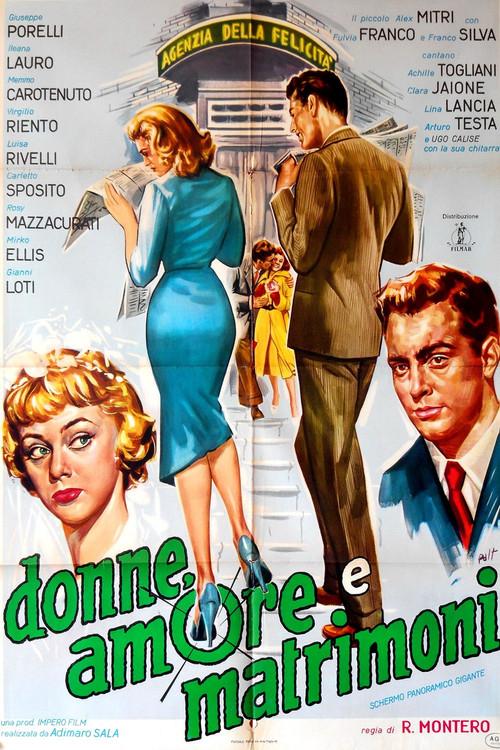 Donne, amore e matrimoni 1956 official movie poster