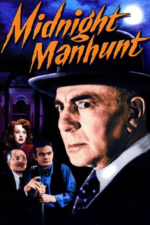 Midnight Manhunt 1945 official movie poster